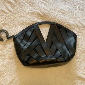 Anthropology vegan leather tote/purse